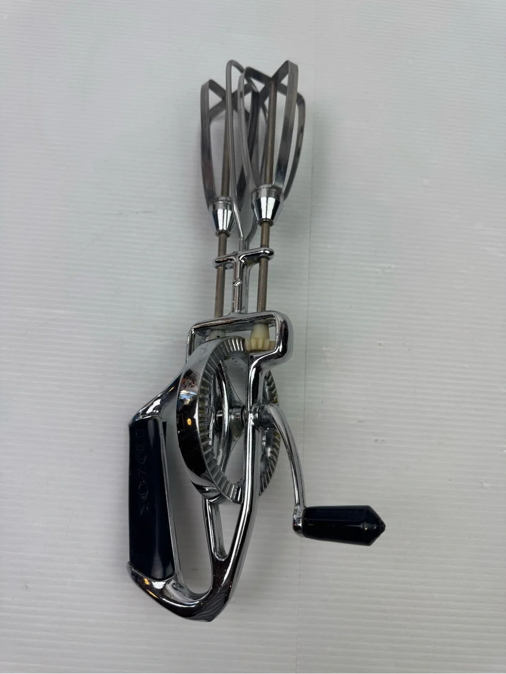 Vintage Maynard 456 Manual Rotary Egg Beater Hand Mixer 1950’s 1960’s Stainless